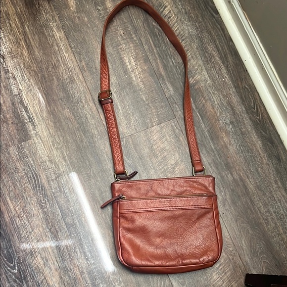 Brown Leather Crossbody Bag - Picture 2 of 8